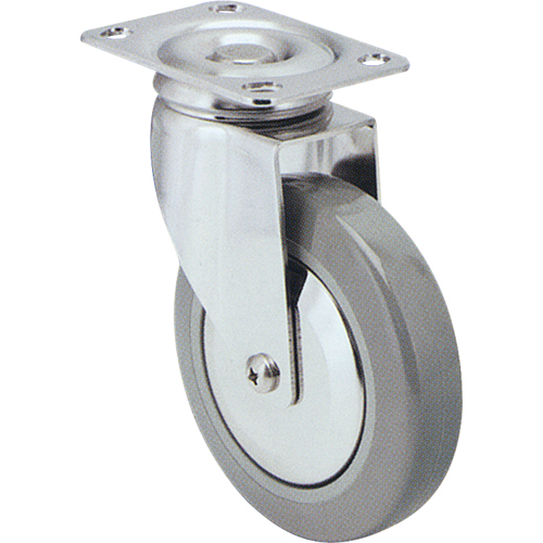 Roulette, Pivotant avec frein, 3" (76 mm), Nylon, 250 lb (113 kg) Absolute Business Supply