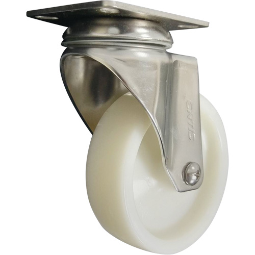 Caster, Swivel, 4" (101.6 mm), Nylon, 200 lbs. (91 kg.) Absolute Business Supply