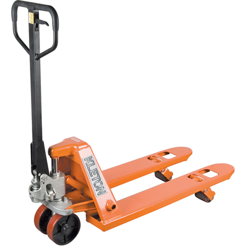 Heavy-Duty Manual Pallet Truck, Steel, 48" L x 27" W, 5500 lbs. Capacity Absolute Business Supply