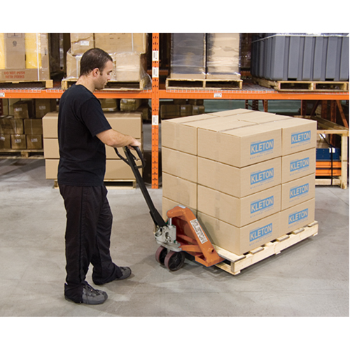Heavy-Duty Manual Pallet Truck, Steel, 48" L x 27" W, 5500 lbs. Capacity Absolute Business Supply