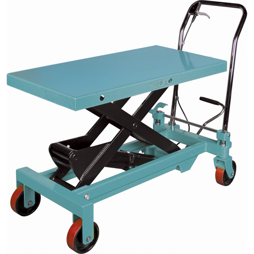 Table &eacute;l&eacute;vatrice robuste &agrave; ciseaux hydraulique, 39-3/8" lo x 20-1/8" la, Acier, Capacit&eacute; 1650 lb Absolute Business Supply