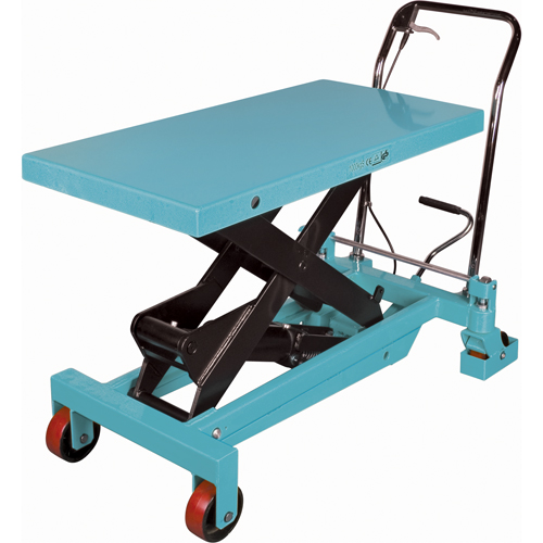 Table &eacute;l&eacute;vatrice robuste &agrave; ciseaux hydraulique, 40" lo x 20-1/8" la, Acier, Capacit&eacute; 2200 lb Absolute Business Supply