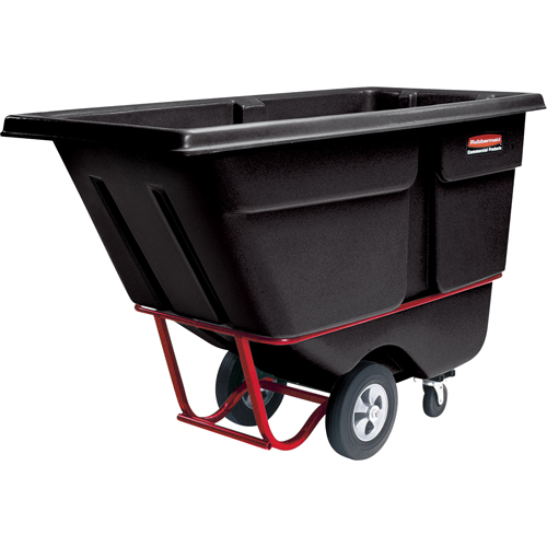 Tilt Truck, Polyethylene, 1 cu. yd., 2100 lbs. Load Capacity Absolute Business Supply
