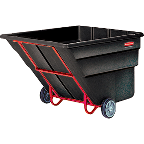 Tilt Truck, Polyethylene, 2 cu. yd., 2300 lbs. Load Capacity Absolute Business Supply