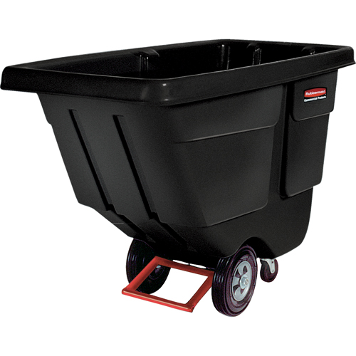 Tilt Truck, Polyethylene, 1 cu. yd., 850 lbs. Load Capacity Absolute Business Supply