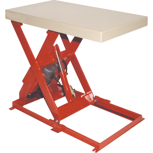 Table &eacute;l&eacute;vatrice &agrave; ciseaux, Acier, 36" lo x 20" la, Capacit&eacute; 1100 lb Absolute Business Supply