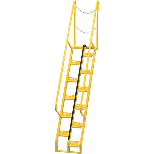 ESCALIER SEMELLE ALTERN61LOX84H 56 DEGRES Absolute Business Supply