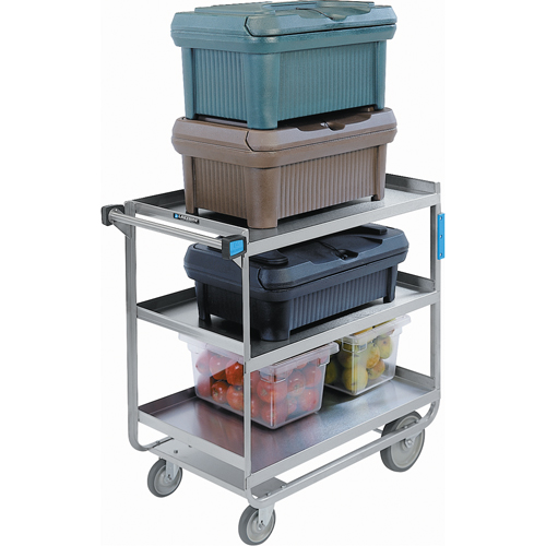 Heavy-Duty U Frame Carts, 3 Tiers, 19" W x 34-1/2" H x 33" D, 700 lbs. Capacity Absolute Business Supply