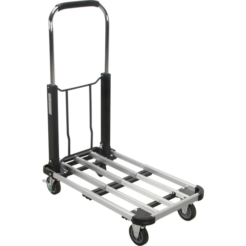 Chariots &agrave; plateforme pliants, Aluminium, 300 lb, 28" lo x 16" la, Hauteur 32" Absolute Business Supply