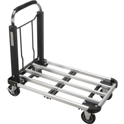 Chariots &agrave; plateforme pliants, Aluminium, 300 lb, 28" lo x 16" la, Hauteur 32" Absolute Business Supply