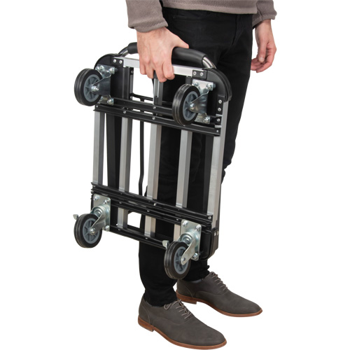 Chariots &agrave; plateforme pliants, Aluminium, 300 lb, 28" lo x 16" la, Hauteur 32" Absolute Business Supply
