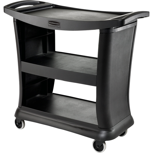 Chariot de service de direction, 3 tiers, 20" x 38" x 39", Capacit&eacute; 300 lb Absolute Business Supply