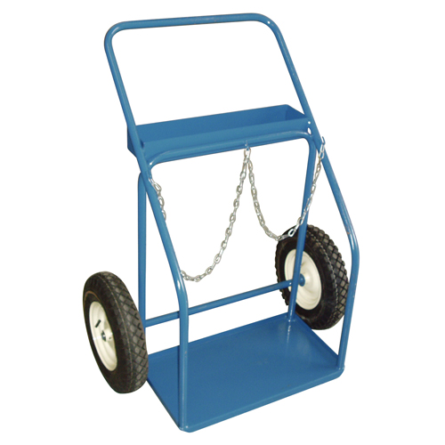 Chariots pour bouteilles de gaz, Roues Pneumatique, Base de 25" la x 13" lo, 400 lb Absolute Business Supply