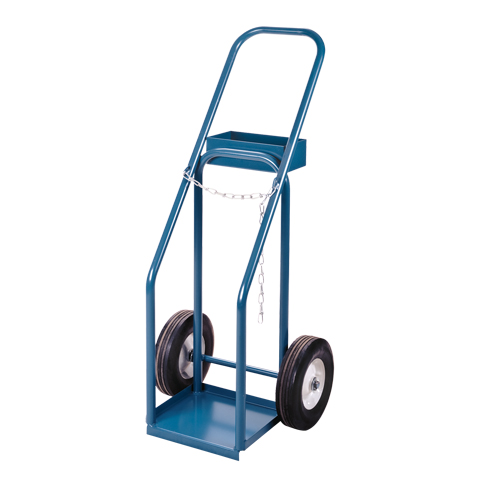 Chariots pour bouteilles de gaz, Roues Semi-pneumatique, Base de 12" la x 10" lo, 400 lb Absolute Business Supply