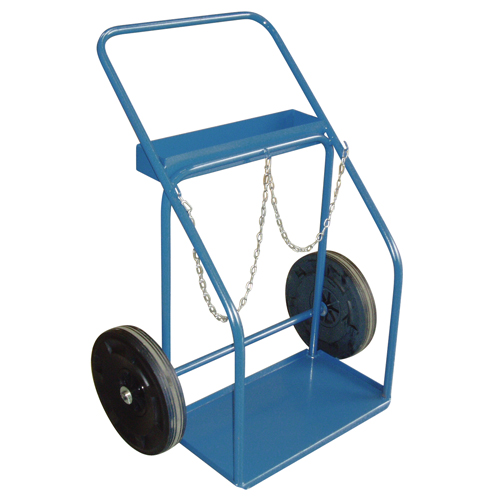 Gas Cylinder Carts, Rubber Wheels, 13" W x 25" L Base, 1000 lbs. Absolute Business Supply