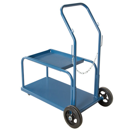 Mini-MIG Welding Cart, Rubber Wheels, 18" W x 36" L Base, 1000 lbs. Absolute Business Supply