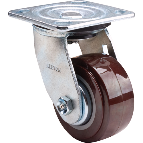 Caster, Swivel, 4" (101.6 mm), Polyurethane, 550 lbs. (249.5 kg.) Absolute Business Supply