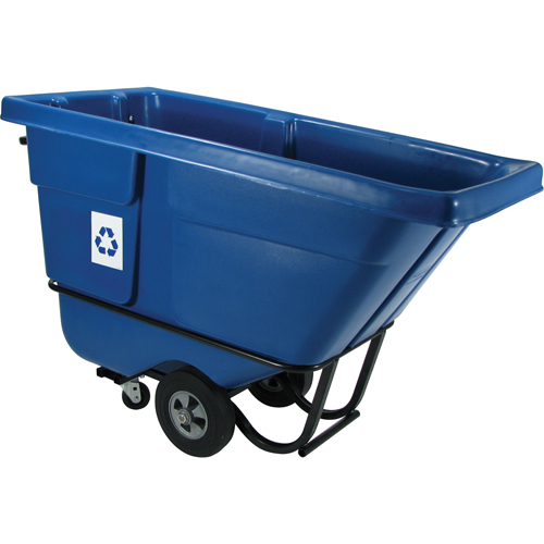 Tilt Truck, Polyethylene, 1/2 cu. yd., 850 lbs. Load Capacity Absolute Business Supply