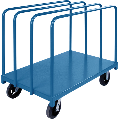 Chariot robuste pour transport de panneaux avec rails &agrave; palier unique, 48" x 30" x 45", Capacit&eacute; 2000 lb Absolute Business Supply