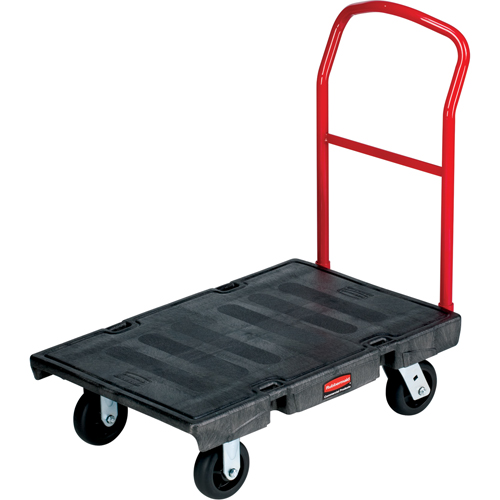 Chariot &agrave; plateforme robuste, 60" lo x 30" la, 2000 lb cap, Roues Caoutchouc Absolute Business Supply