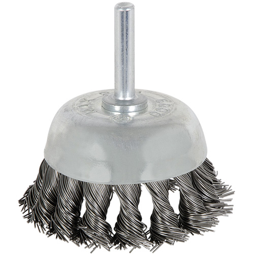 8046 Shaft Mounted Knot Twisted Cup Brush, 1-1/8" Dia. Absolute Business Supply