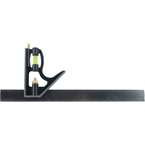 &eacute;querre combin&eacute;e, 12" lo, Acier inoxydable, Ordinaire Absolute Business Supply