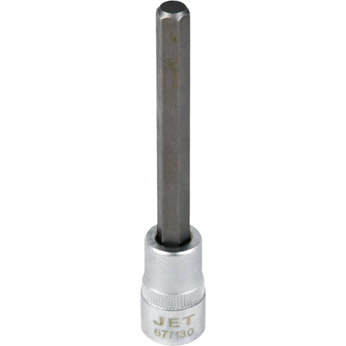 Bit Socket, Hex, 1/4" x 4" L, 3/8" Drive Absolute Business Supply