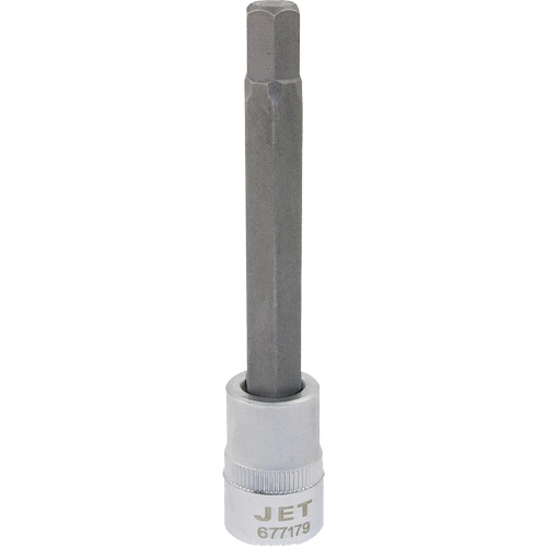 Bit Socket, Hex, 10 mm x 4" L, 3/8" Drive Absolute Business Supply