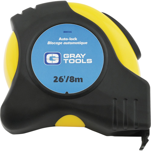 Ruban &agrave; mesurer Autolock, 1" x 26/8 m, Marques de goujon Imp&eacute;rial & m&eacute;trique Absolute Business Supply