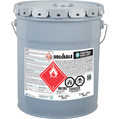 Diluant pour laque de calibre professionnel, Seau, 18,9 L Absolute Business Supply