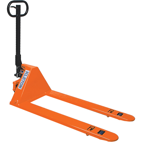 Transpalettes hydrauliques &agrave; profil bas, 48" lo x 27" la, Capacit&eacute; de 3300 lb Absolute Business Supply