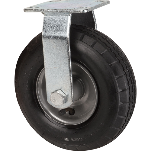 Roulettes pneumatiques, Fixe, 8" (203,2 mm), Pneumatique, 350 lb (158,8 kg) Absolute Business Supply