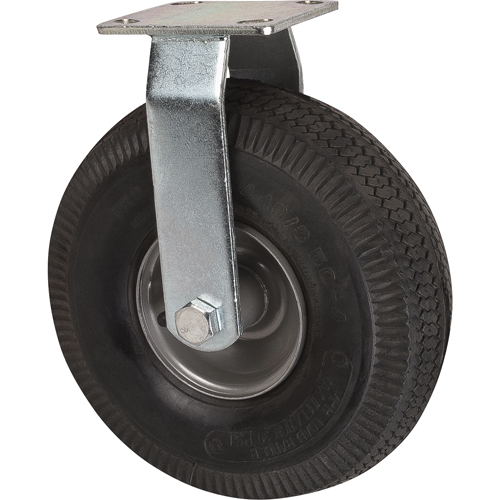 Roulettes de rechange pour chariots &agrave; plateforme robustes, Fixe, 10" (254 mm), Pneumatique, 400 lb (181 kg) Absolute Business Supply