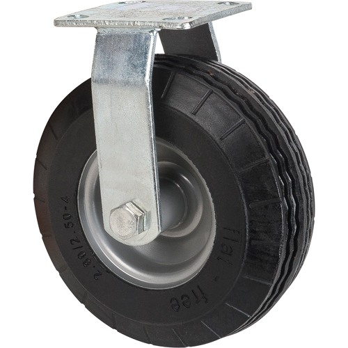 Roulettes anticrevaisons, Fixe, 8" (203,2 mm), Anticrevaison, 275 lb (125 kg) Absolute Business Supply