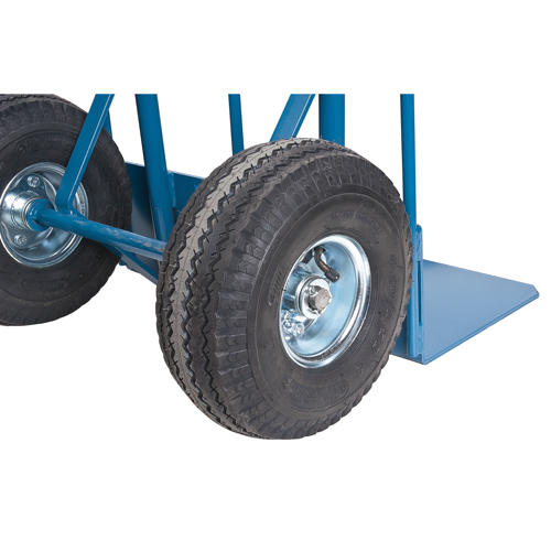 Load Retention Hand Truck, Dual Handle, Steel, 53" Height, 600 lbs. Capacity Absolute Business Supply