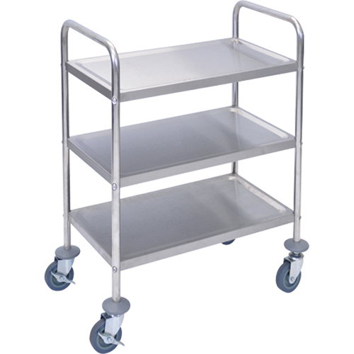 Chariot &agrave; tablettes, 3 Tiers, 16" la x 35" h x 26" p, Capacit&eacute; 200 lb Absolute Business Supply