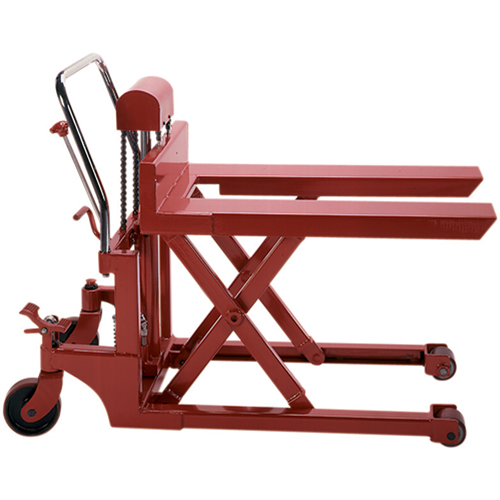 Scissor Pallet Lifter, 44" L x 27" W, Steel, 1100 lbs. Capacity Absolute Business Supply