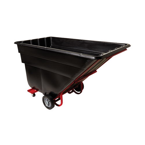 Tilt Truck, Polyethylene, 1-1/2 cu. yd., 1200 lbs. Load Capacity Absolute Business Supply