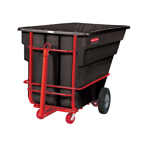 Tilt Truck, Polyethylene, 1-1/2 cu. yd., 2100 lbs. Load Capacity Absolute Business Supply