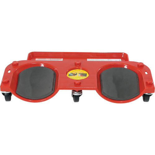 Socle roulant pour les genoux, Plastique, Rouge, Capacit&eacute; 350 lb Absolute Business Supply