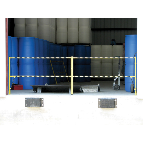 Safety Lift Gate, 10' L x 42-5/8" H, 159" Raised, Yellow Absolute Business Supply