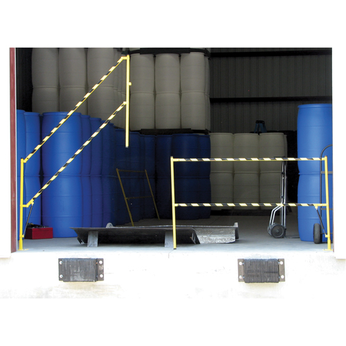 Safety Lift Gate, 10' L x 42-5/8" H, 159" Raised, Yellow Absolute Business Supply