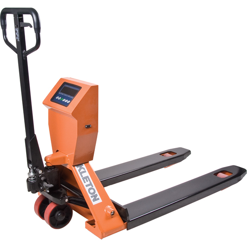 Transpalettes hydrauliques &agrave; balance num&eacute;rique, 44,5" lo x 27" la, Capacit&eacute; de 4400 lb Absolute Business Supply
