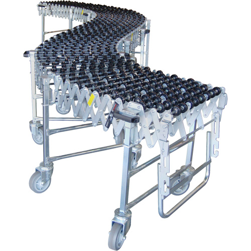 Convoyeurs extensibles/flexibles, 30" la x 8' 6" lo, Capacit&eacute; de 226 lb par pi lin. Absolute Business Supply