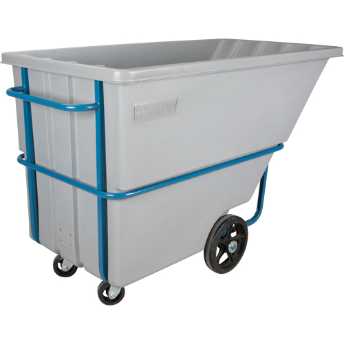 Tilt Truck, Polyethylene, 1.1 cu. yd., 2000 lbs. Load Capacity Absolute Business Supply