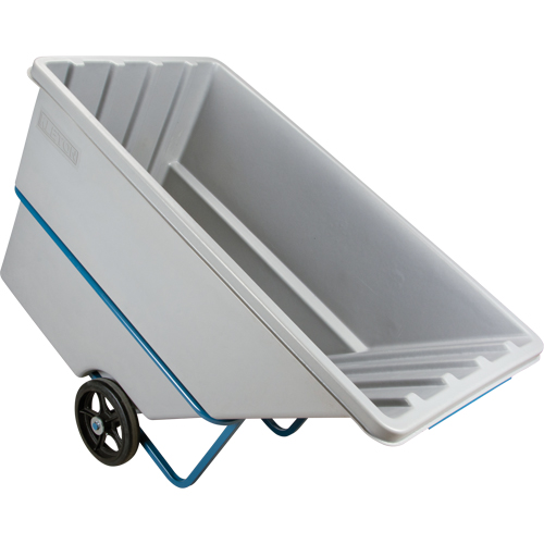 Tilt Truck, Polyethylene, 1.1 cu. yd., 2000 lbs. Load Capacity Absolute Business Supply