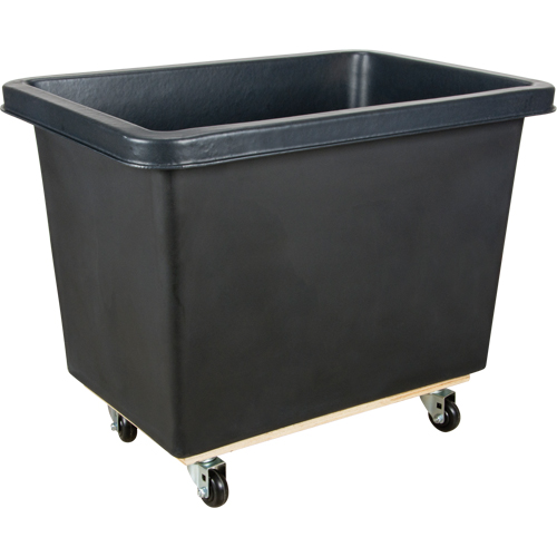 Chariot-caisse en &agrave; parois effil&eacute;es, Poly&eacute;thyl&egrave;ne, 43" lo x 30" la x 33" h, Volume 16 pi³, Capacit&eacute; 500 lb Absolute Business Supply