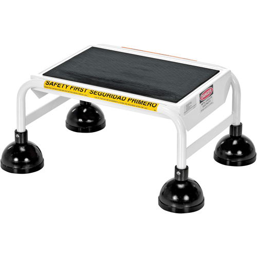 Stop-Step Ladders, 1 Steps, 16" Step Width, 9-9/16" Platform Height, Steel Absolute Business Supply