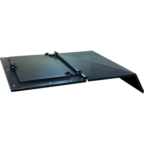 Steel Cover for Self-Dumping Hopper Absolute Business Supply