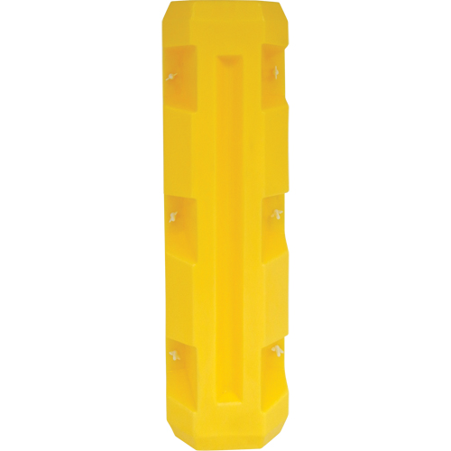 Slim Column Protector, 4" x 4" Inside Opening, 12" L x 12" W x 42" H, Yellow Absolute Business Supply